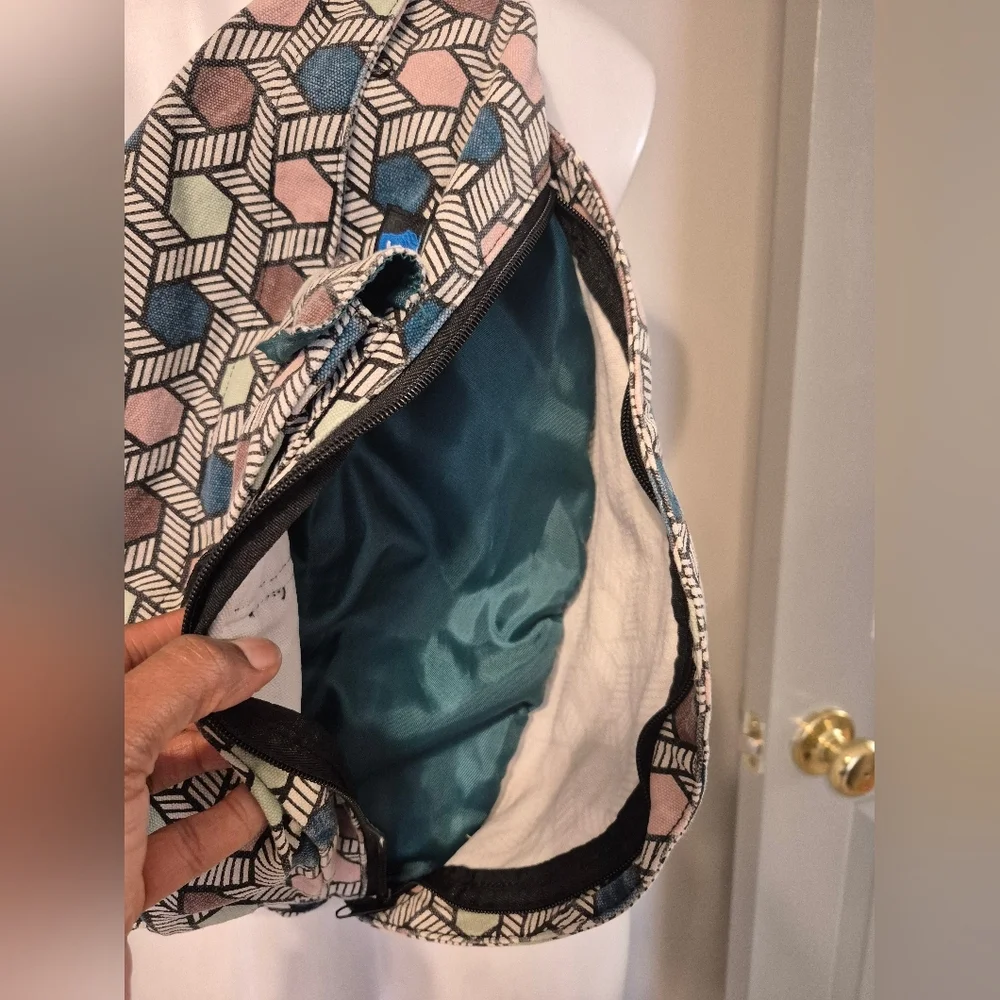 KAVU Cotton Multicolored Casual Outdoors Travel Rope Bag